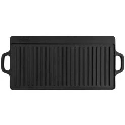Oster® Oster Castaway Pre-Seasoned 18in X 9in Cast Iron Reversible Griddle
