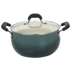 Oster® Oster Corbett 5.4 Quart Nonstick Aluminum Dutch Oven In Gray