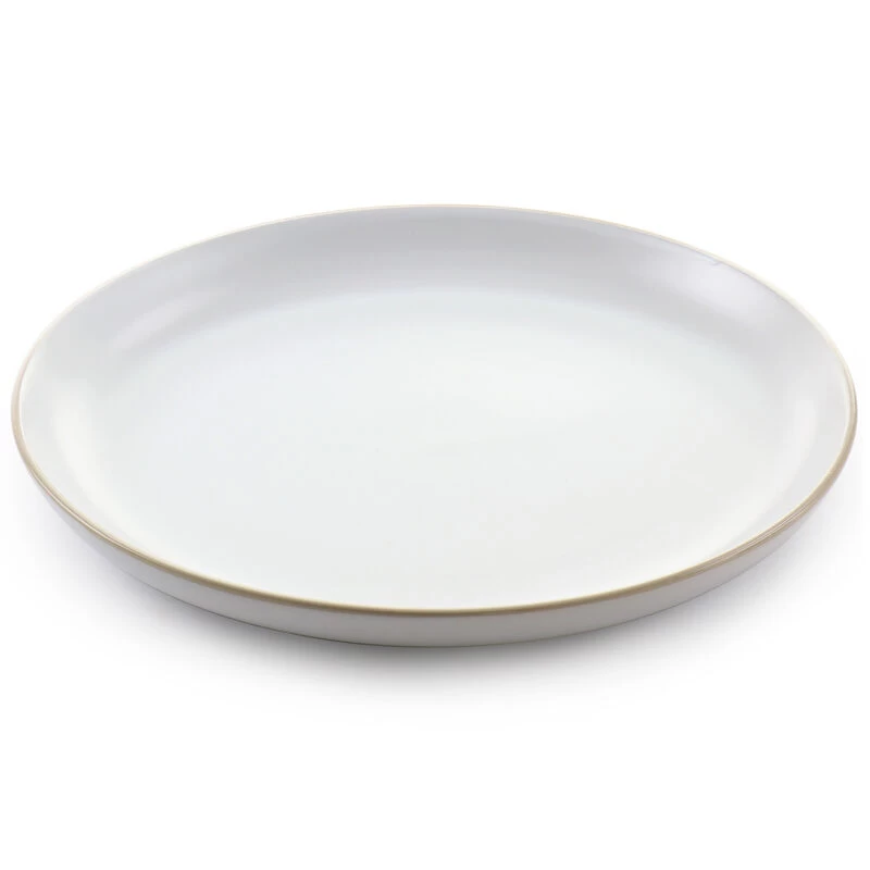 Gibson Home Rockaway 12 Piece Stoneware Dinnerware Set In White - Image 4