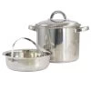 Oster® Oster Sangerfield 5 Quart Stainless Steel Pasta Pot With Strainer Lid And Steamer Basket