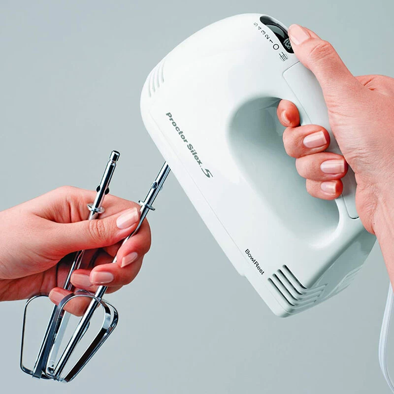 Proctor Silex Easy Mix 5 Speed Hand Mixer In White - Image 9