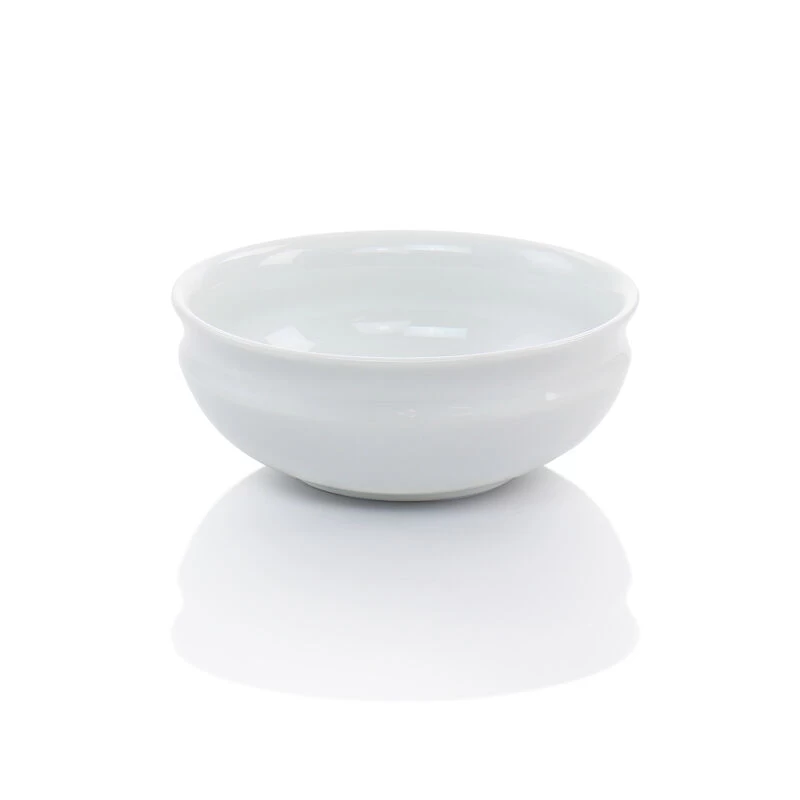 Martha Stewart 12 Piece Fine Ceramic Rimmed Dinnerware Set In White - Image 5