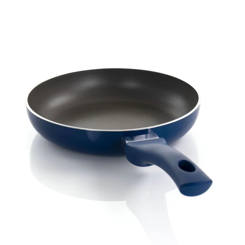 Gibson Home Charmont 9.5 Inch Nonstick Aluminum Frying Pan In Yale Blue - Image 8