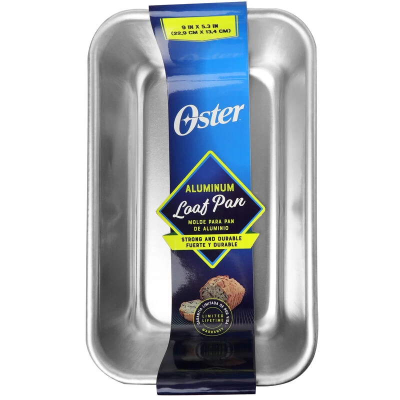 Oster® Oster Baker's Glee 9 Inch X 5.3 Inch Aluminum Rectangle Loaf Pan In Silver - Image 7