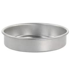 Oster® Oster Baker's Glee 9 Inch Aluminum Round Cake Pan In Silver