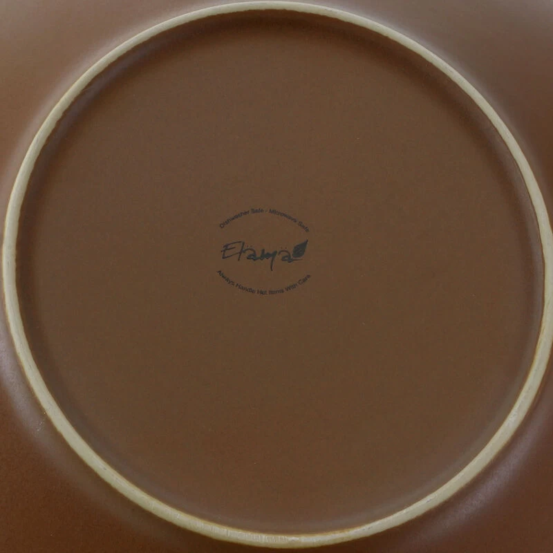 Elama Majestic Wolf 16 Piece Luxurious Stoneware Dinnerware With Complete Setting For 4 - Image 4