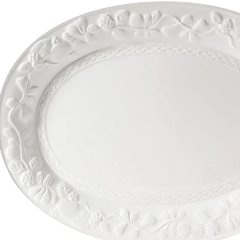Gibson Home Fruitful 18.75 Inch Oval Platter - Image 5