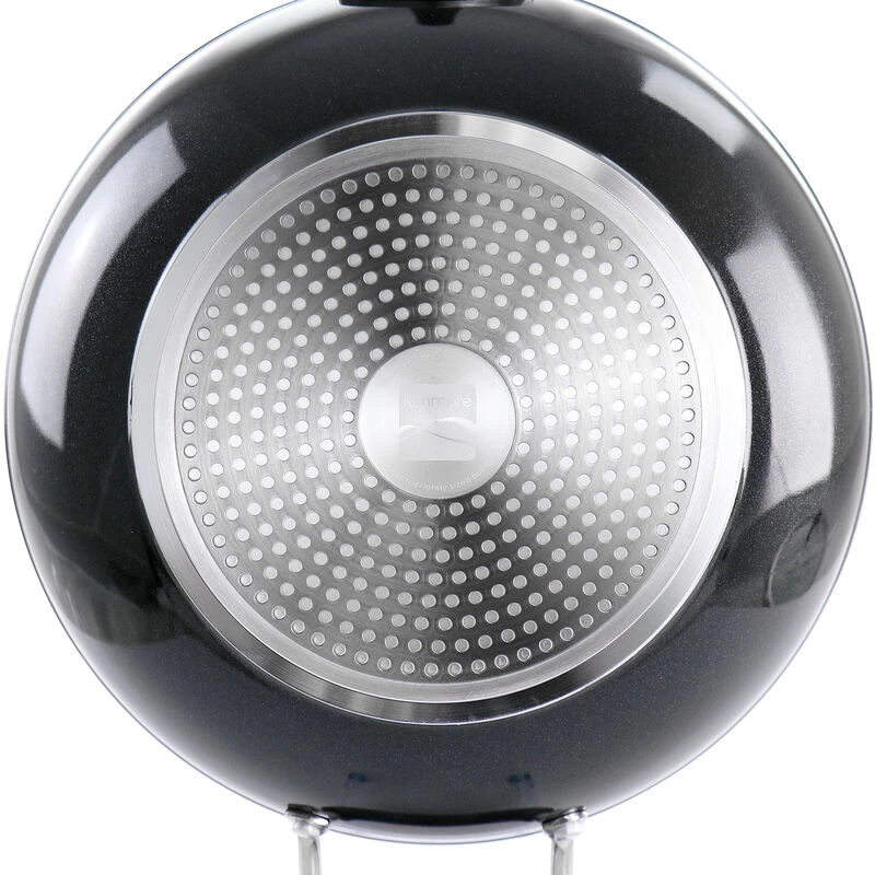 Kenmore Arlington 11 Inch Nonstick Aluminum Wok In Black Diamond - Image 4