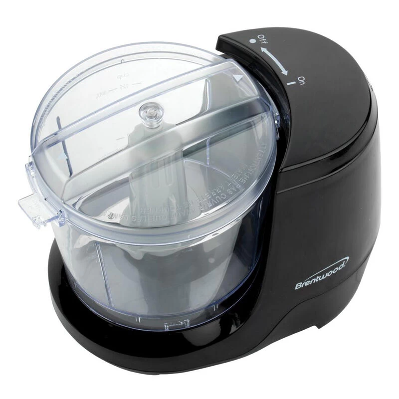 Brentwood 1.5 Cup Mini Food Chopper In Black - Image 4