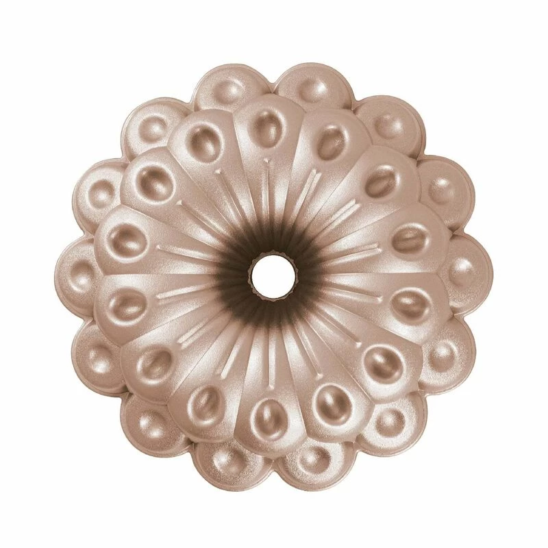 Baker's Secret Fluted Cake Pan, Extra Thick Cast Aluminum 2 Layers Nonstick Coating Marquise - Image 3