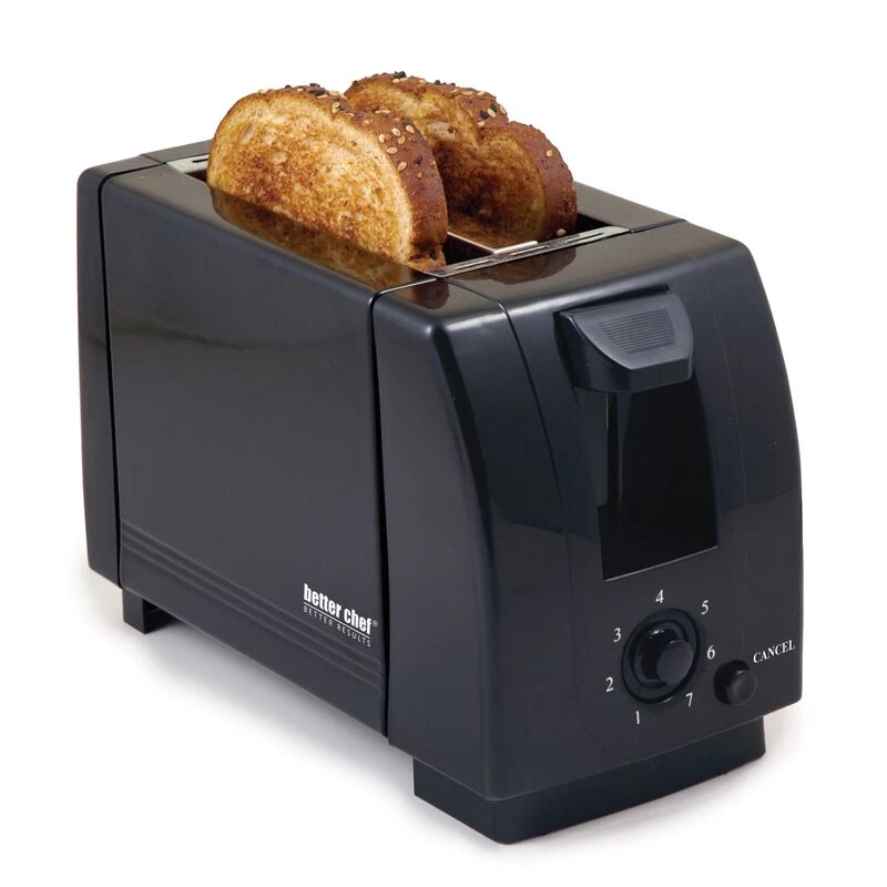 Better Chef 2-Slice Black Toaster - Image 4