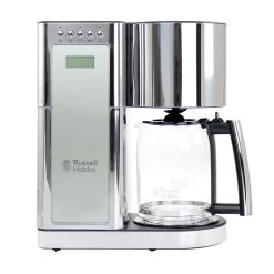 Russell Hobbs Glass 8 Cup Coffeemaker In Silver And Stainless Steel