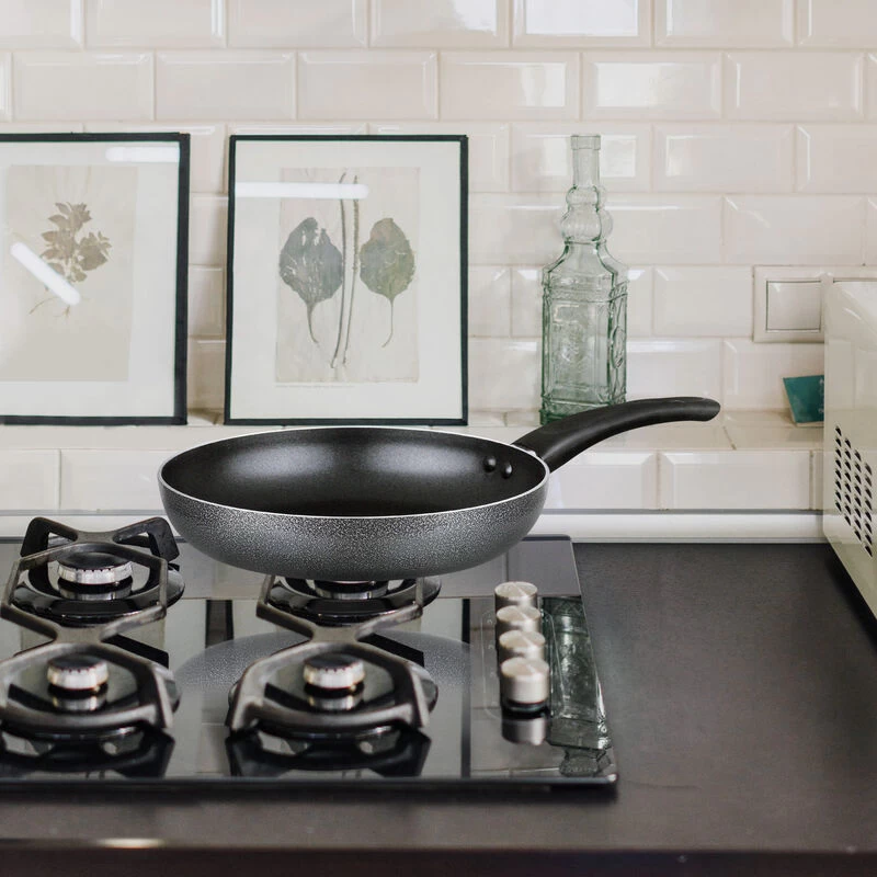 Brentwood Wok Aluminum Non-Stick 10" Gray - Image 6