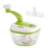 Brentwood 8 Cup Hand Crank Food Processor With Stainless Steel Blades And Paddle Mixer In Green