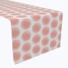 Fabric Textile Products, Inc. Table Runner, 100% Polyester, Watercolor Dots Pink