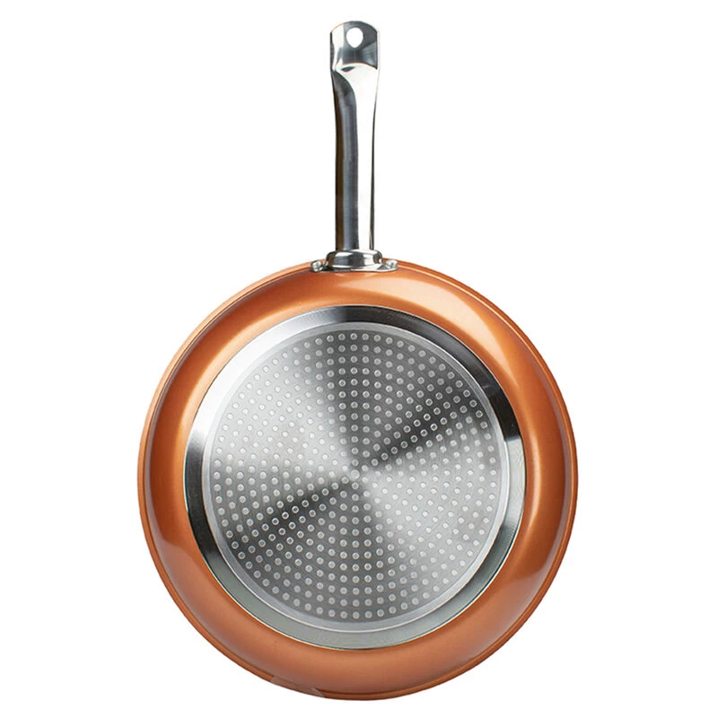 Brentwood Induction Copper 11 Inch Frying Pan With Non-Stick, Ceramic Coating - Image 2
