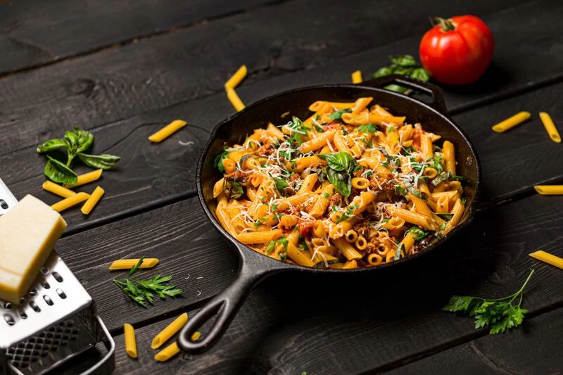 Durable Pre Seasoned Cast Iron Frying Pan Set Of 2 - Image 2