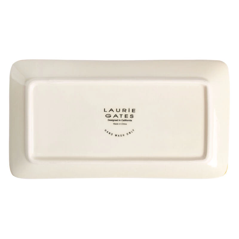 Laurie Gates Tierra 4 Piece Hand Painted Ceramic Tableware Accessory Set - Image 6