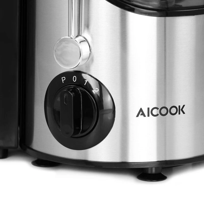 AICOOK Centrifugal Self Cleaning Juicer And Juice Extractor In Silver - Image 7