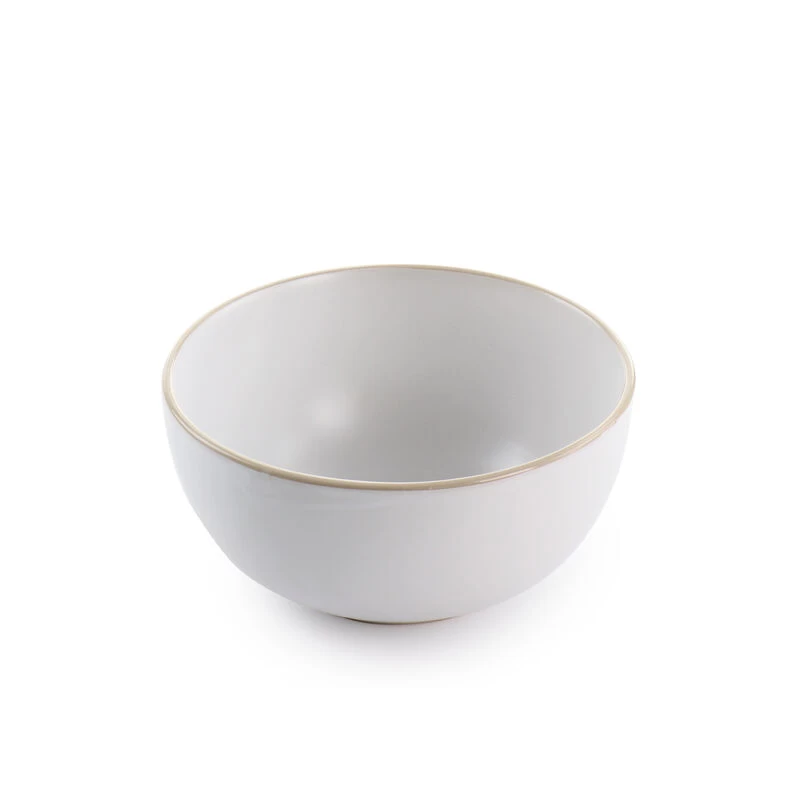 Gibson Home Rockaway 12 Piece Stoneware Dinnerware Set In White - Image 6