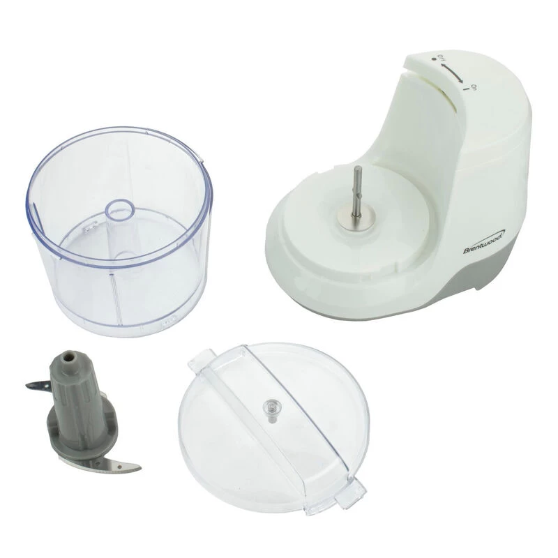 Brentwood 1.5 Cup Mini Food Chopper In White - Image 5