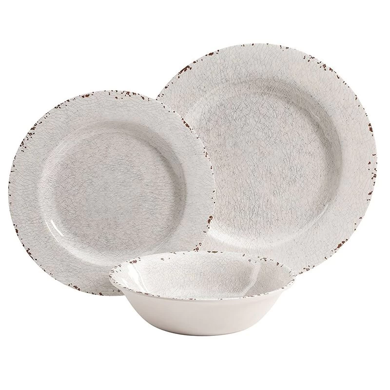 Studio California Melamine Mauna 12 Piece Dinnerware Set - Image 5