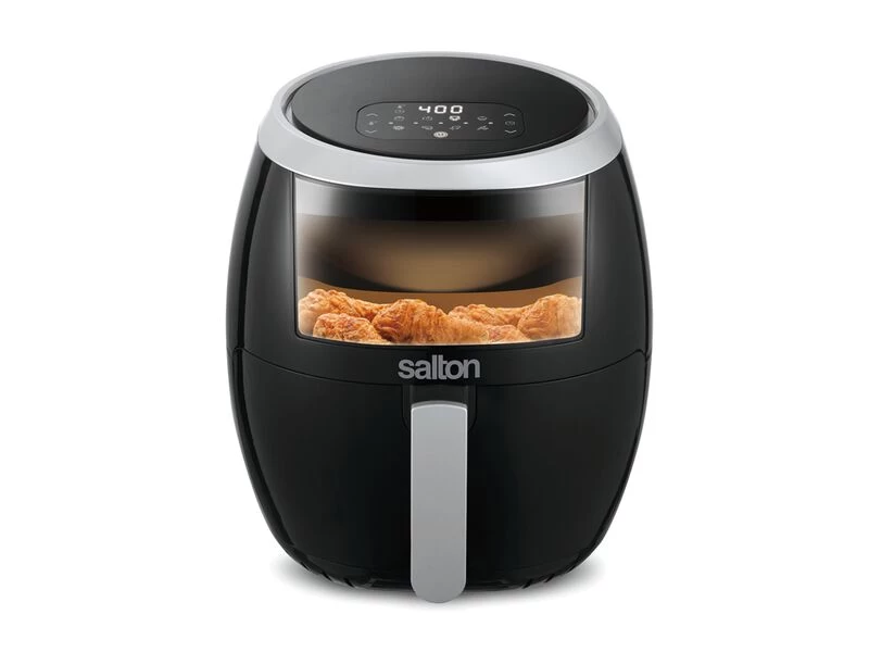 Salton AF2103 Air Fryer XXL, 8L Capacity, 8 Preset Functions, Digital Display, 1700 Watts, Black