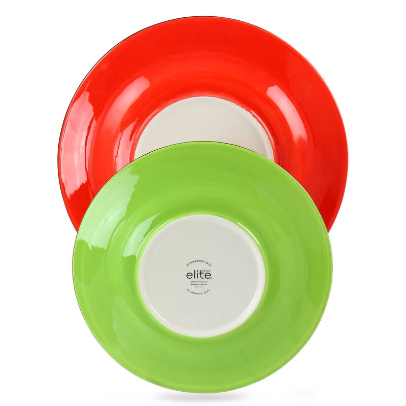 Gibson Elite New Pueblo 12 Piece Stoneware Dinnerware Set - Image 6