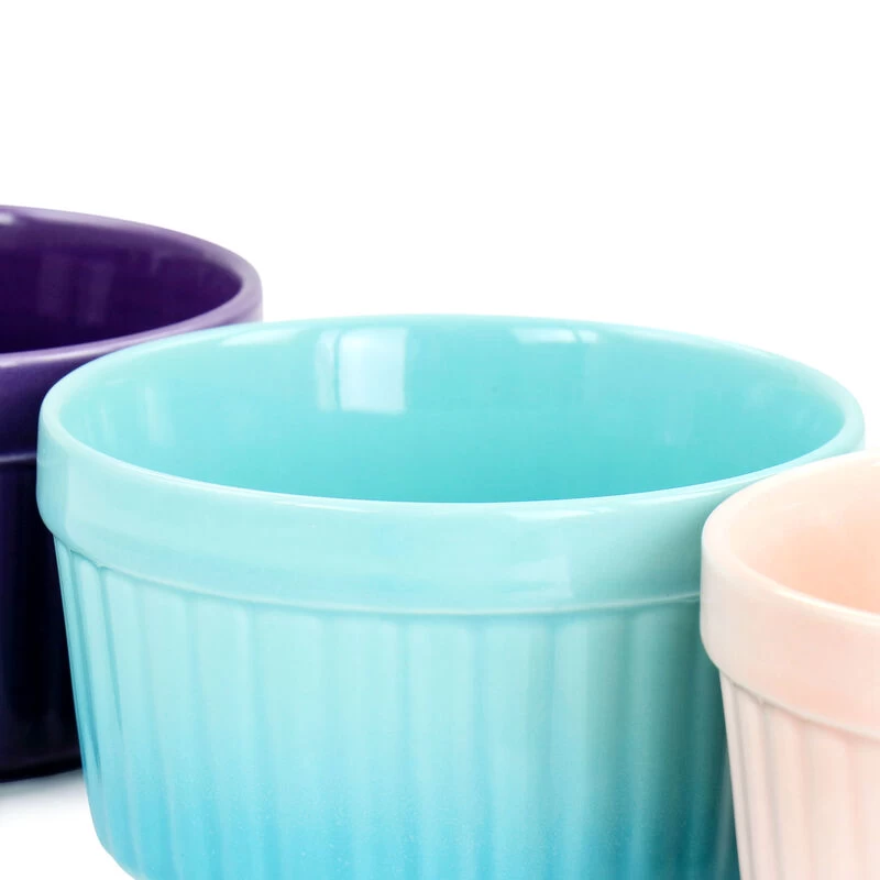 Crock-Pot Crockpot Thornburg 3 Piece 12oz Stoneware Ramekin Set In Assorted Colors - Image 5