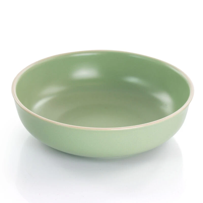 Gibson Elite Serenade 16 Piece Round Stoneware Dinnerware Set In Green - Image 4