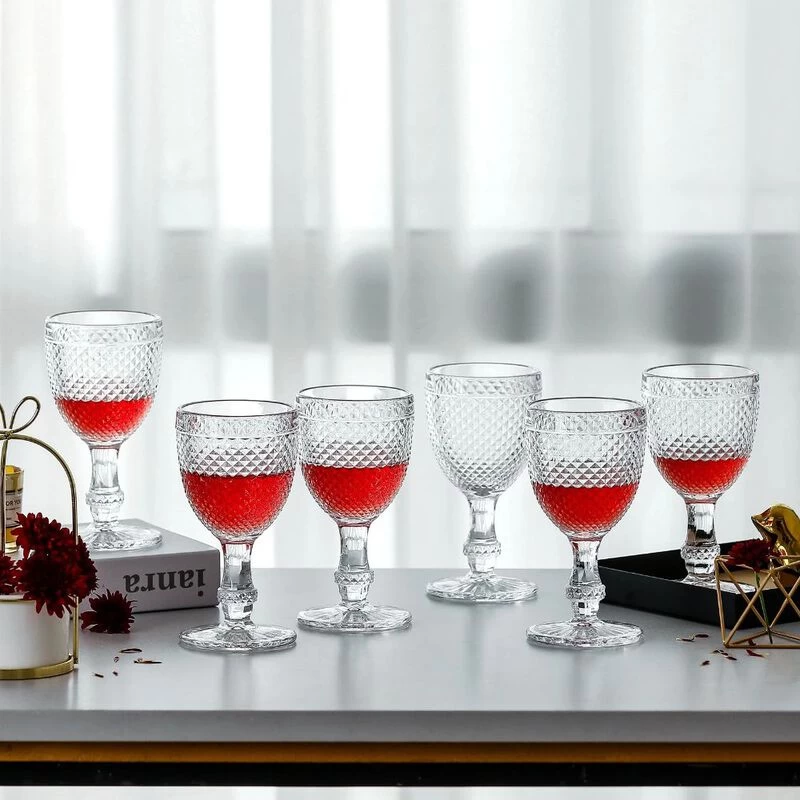 Grassi Chroma Collection Wine Goblets Glasses Set Of 6, 10.6 Oz - Image 2