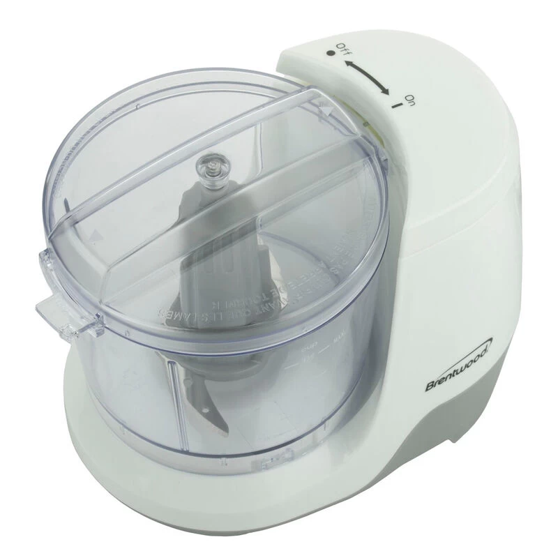 Brentwood 1.5 Cup Mini Food Chopper In White - Image 4
