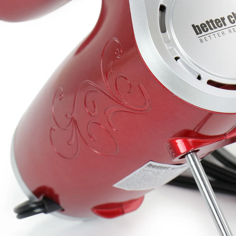 Better Chef 5 Speed Electric Hand Mixer In Red - Image 6