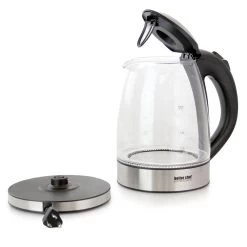 Better Chef 1.7 L Cordless Electric Glass And Stainless Steel Tea Kettle