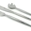 Silver Hammered Stainless Steel Flatware 36-Piece Set (Dinner Knives, Dinner Forks, Soup Spoons)