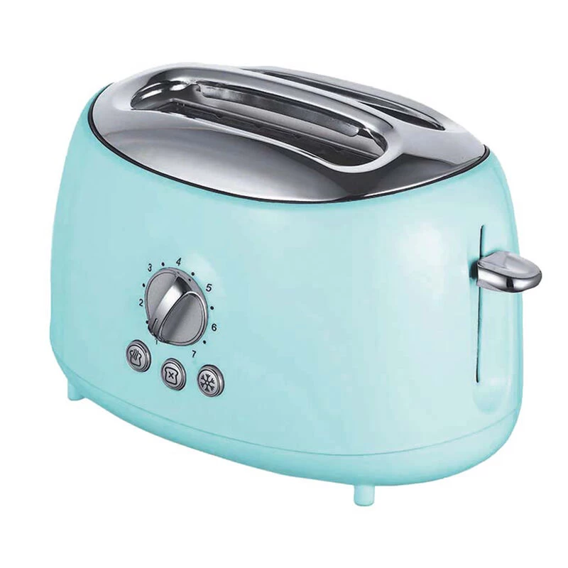 Brentwood Cool Touch 2-Slice Extra Wide Slot Retro Toaster In Blue - Image 2