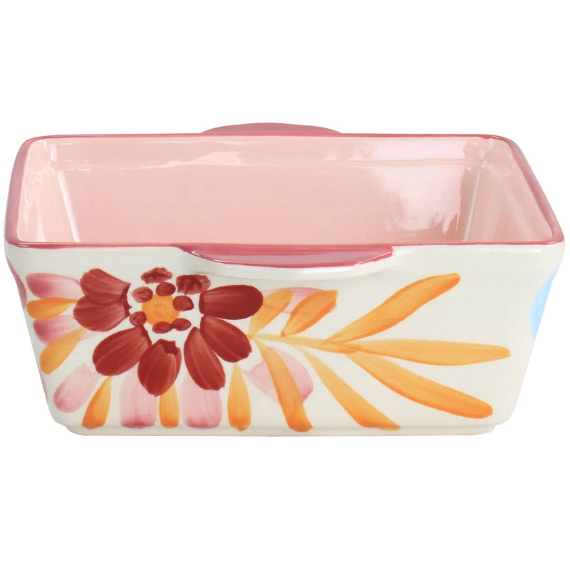 Spice By Tia Mowry Goji Blossom 2qt Square Stoneware Baker Pan In Pink - Image 3