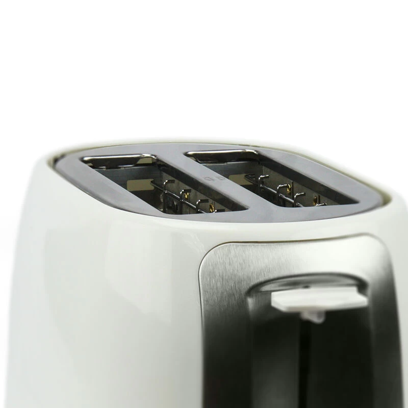 Brentwood 2 Slice Cool Touch Toaster In White And Stainless Steel - Image 4