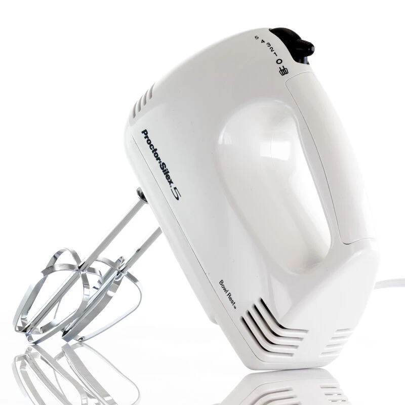 Proctor Silex Easy Mix 5 Speed Hand Mixer In White - Image 2