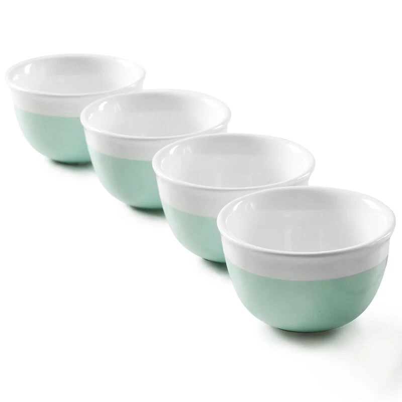 Martha Stewart Dual-Tone 3in Dipping Bowl 4 Piece Set In Blue And White - Image 3