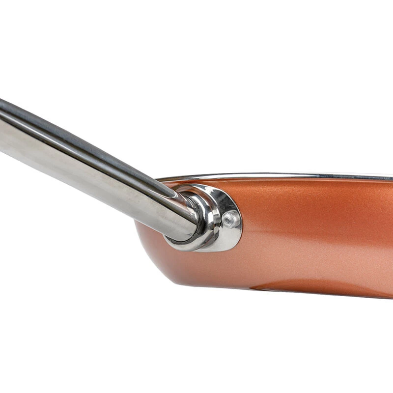 Brentwood Induction Copper 11 Inch Frying Pan With Non-Stick, Ceramic Coating - Image 4