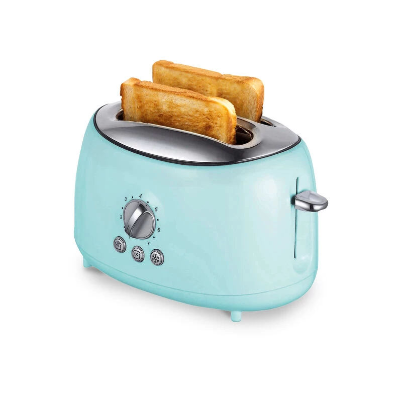 Brentwood Cool Touch 2-Slice Extra Wide Slot Retro Toaster In Blue - Image 4