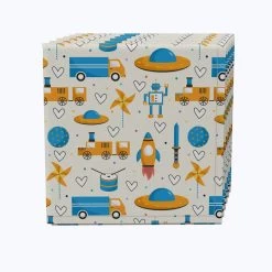 Fabric Textile Products, Inc. Napkin Set Of 4, 100% Cotton, Kids Toys