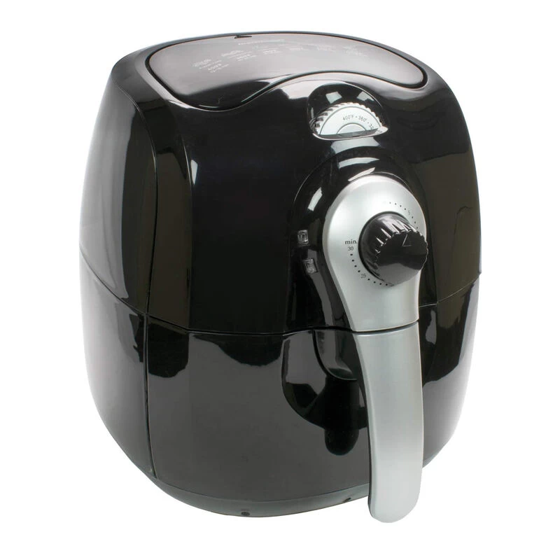 Brentwood 3.7 Quart Electric Air Fryer In Black With Timer And Temperature Control