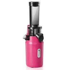 Ventray Essential Ginnie Juicer Compact Small Cold Press Masticating Slow Juicer Pink