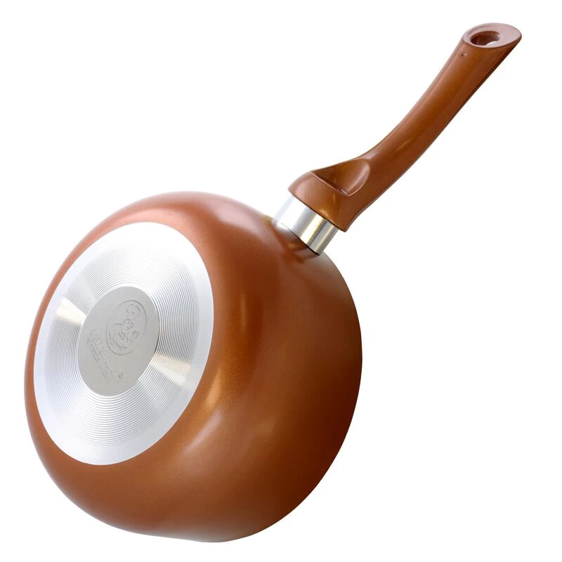 Better Chef 2 Qt. Copper Colored Ceramic Coated Saucepan With Glass Lid - Image 3