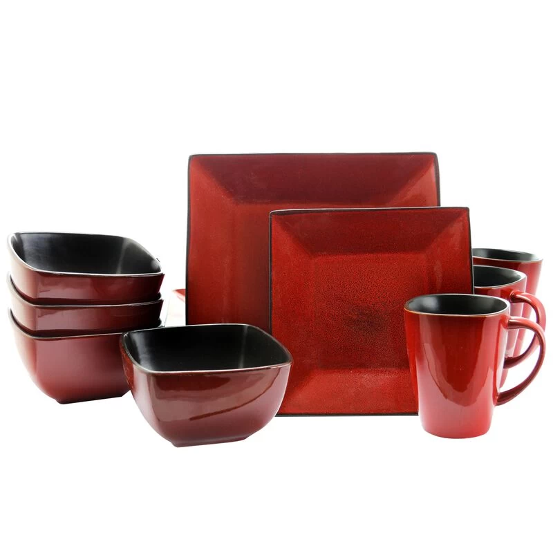 Elama Harland Loft 16 Piece Modern Premium Stoneware Set With Complete Setting For 4 - Image 6