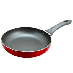 Oster® Oster Herscher 9.5 Inch Aluminum Frying Pan In Red