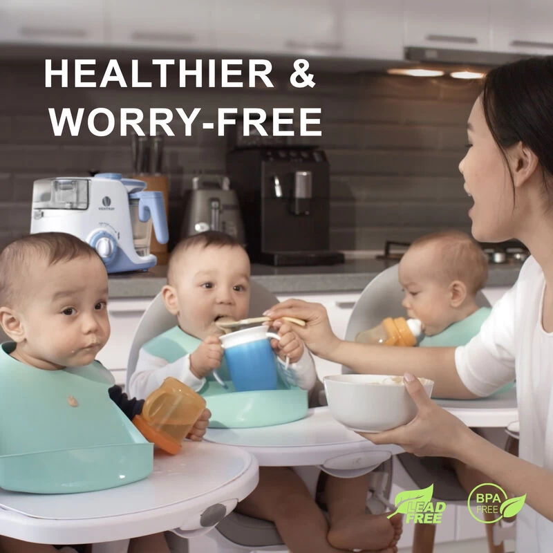 VENTRA Baby Food Maker For Twins & Triplets, All-in-one Large Capacity Baby Food Processor - Image 6