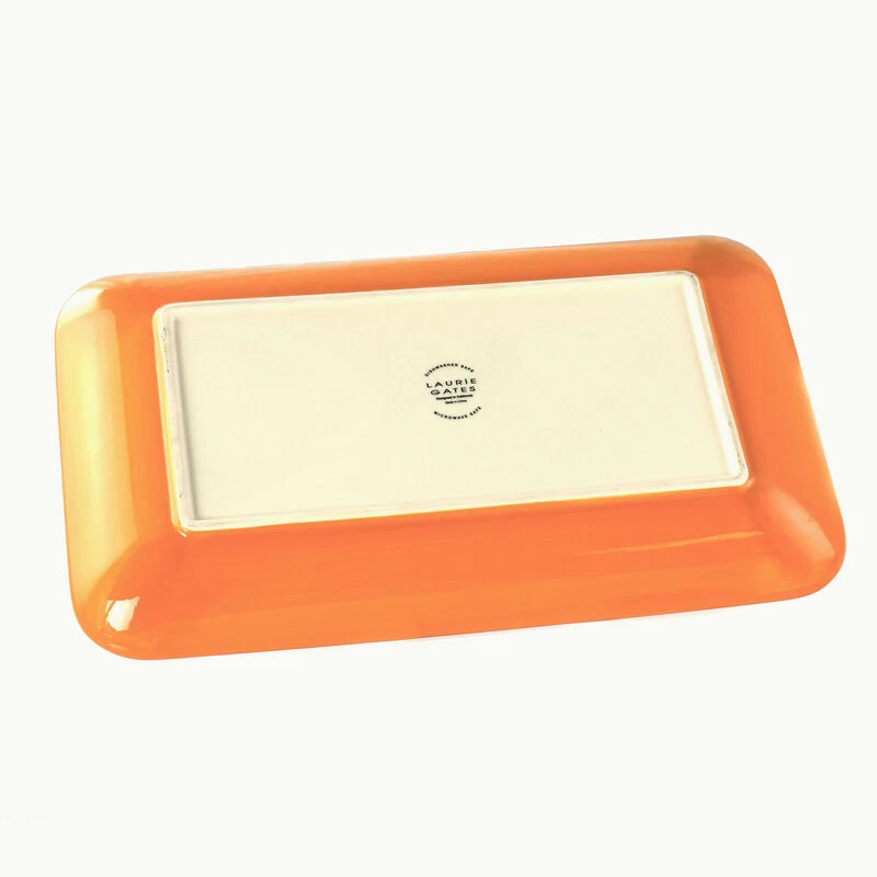 Laurie Gates Rectangular 14.8 Inch Stoneware Platter - Image 4